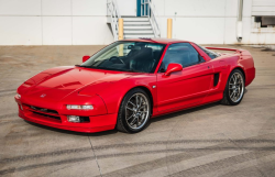 1991 Acura NSX in Formula Red over Black