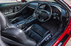 1991 Acura NSX in Formula Red over Black