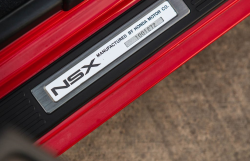 1991 Acura NSX in Formula Red over Black