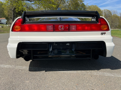1991 Acura NSX in Grand Prix White over Red