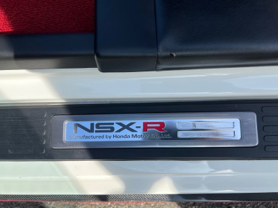 1991 Acura NSX in Grand Prix White over Red