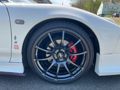 1991 Acura NSX in Grand Prix White over Red