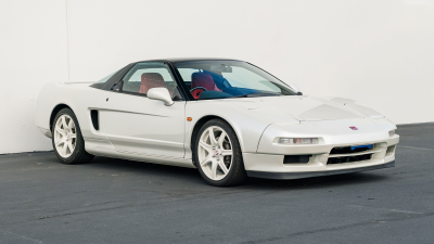 1993 Acura NSX in Grand Prix White over Red