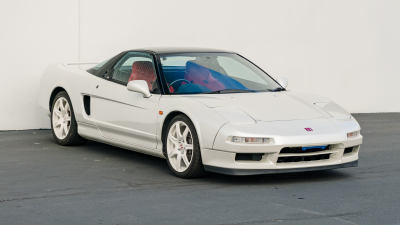 1993 Acura NSX in Grand Prix White over Red