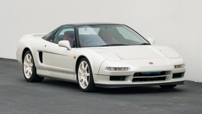 1993 Acura NSX in Grand Prix White over Red