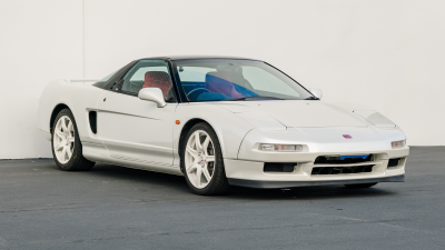 1993 Acura NSX in Grand Prix White over Red