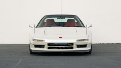 1993 Acura NSX in Grand Prix White over Red