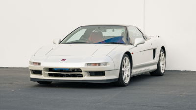 1993 Acura NSX in Grand Prix White over Red
