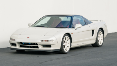 1993 Acura NSX in Grand Prix White over Red