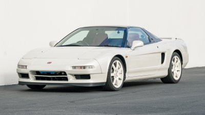 1993 Acura NSX in Grand Prix White over Red
