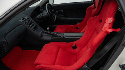 1993 Acura NSX in Grand Prix White over Red