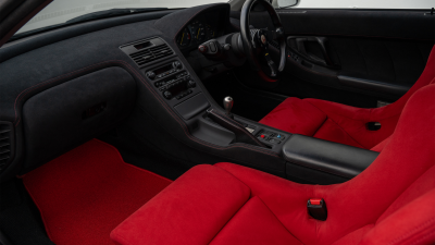 1993 Acura NSX in Grand Prix White over Red