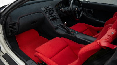 1993 Acura NSX in Grand Prix White over Red