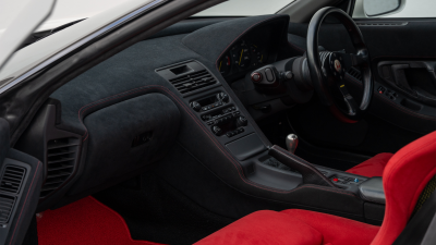1993 Acura NSX in Grand Prix White over Red