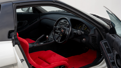 1993 Acura NSX in Grand Prix White over Red
