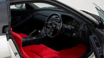 1993 Acura NSX in Grand Prix White over Red