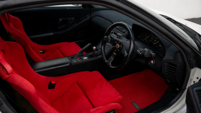 1993 Acura NSX in Grand Prix White over Red