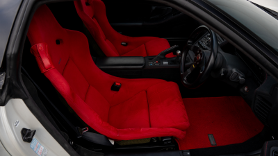 1993 Acura NSX in Grand Prix White over Red