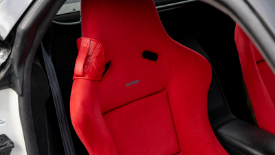 1993 Acura NSX in Grand Prix White over Red