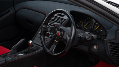 1993 Acura NSX in Grand Prix White over Red