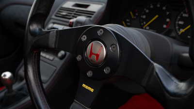 1993 Acura NSX in Grand Prix White over Red