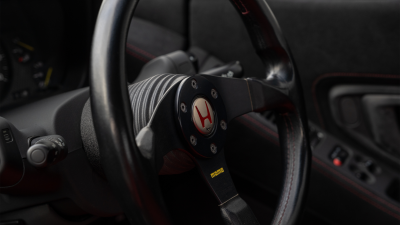 1993 Acura NSX in Grand Prix White over Red