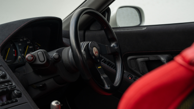 1993 Acura NSX in Grand Prix White over Red