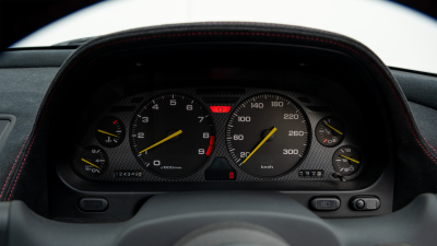 1993 Acura NSX in Grand Prix White over Red