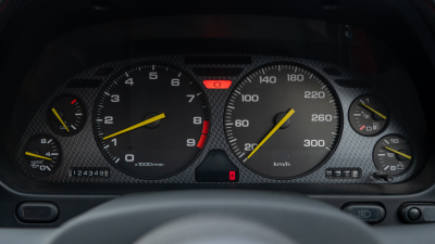 1993 Acura NSX in Grand Prix White over Red