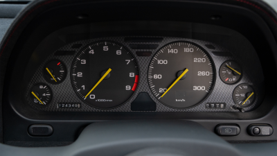 1993 Acura NSX in Grand Prix White over Red