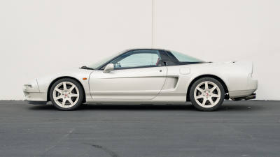 1993 Acura NSX in Grand Prix White over Red