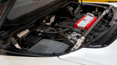 1993 Acura NSX in Grand Prix White over Red