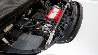 1993 Acura NSX in Grand Prix White over Red