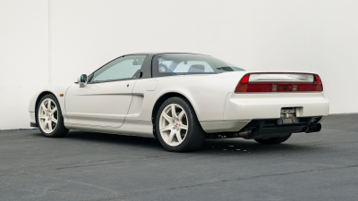 1993 Acura NSX in Grand Prix White over Red