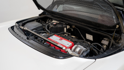 1993 Acura NSX in Grand Prix White over Red