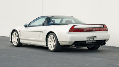 1993 Acura NSX in Grand Prix White over Red