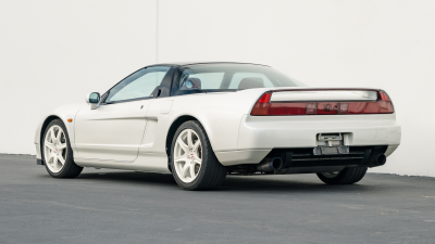1993 Acura NSX in Grand Prix White over Red