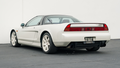 1993 Acura NSX in Grand Prix White over Red