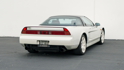 1993 Acura NSX in Grand Prix White over Red