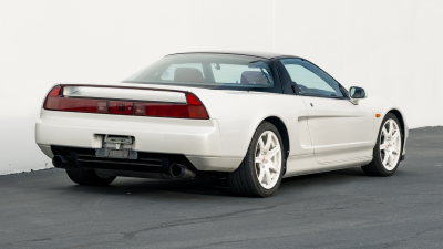 1993 Acura NSX in Grand Prix White over Red