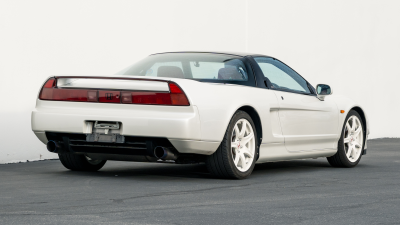 1993 Acura NSX in Grand Prix White over Red
