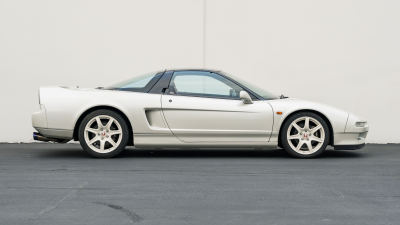 1993 Acura NSX in Grand Prix White over Red
