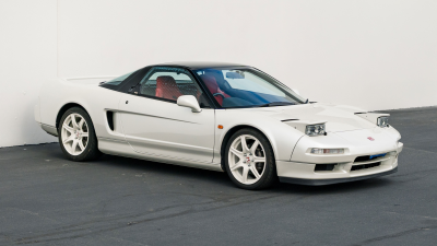 1993 Acura NSX in Grand Prix White over Red