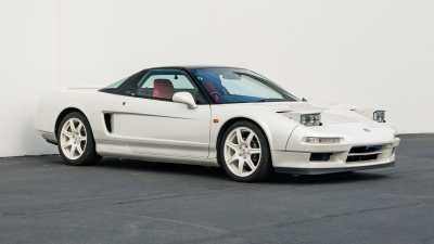 1993 Acura NSX in Grand Prix White over Red