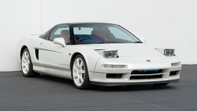 1993 Acura NSX in Grand Prix White over Red