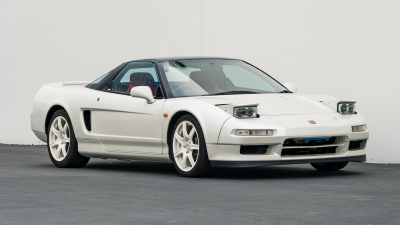 1993 Acura NSX in Grand Prix White over Red
