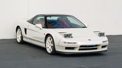 1993 Acura NSX in Grand Prix White over Red