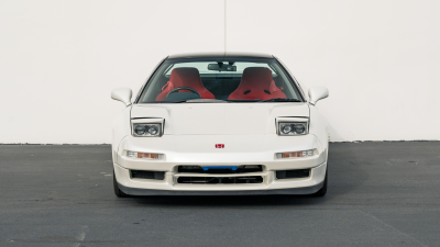 1993 Acura NSX in Grand Prix White over Red