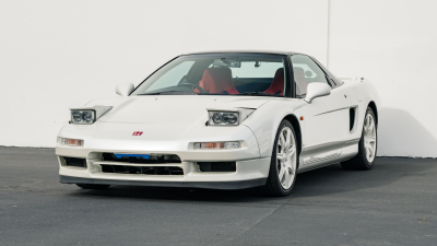 1993 Acura NSX in Grand Prix White over Red