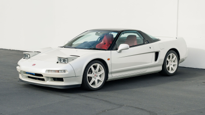 1993 Acura NSX in Grand Prix White over Red